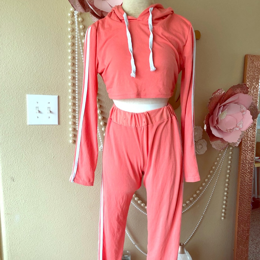 Peach jumpsuit Outfit
